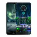 Дизайнерский силиконовый с усиленными углами чехол для Nokia 7.2 Сингапур