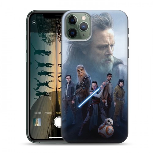 Дизайнерский пластиковый чехол для Iphone 11 Pro Max Star Wars : The Last Jedi