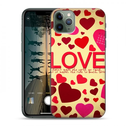 Дизайнерский пластиковый чехол для Iphone 11 Pro Max День Святого Валентина