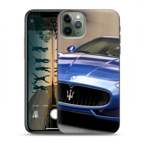 Дизайнерский пластиковый чехол для Iphone 11 Pro Max Maserati