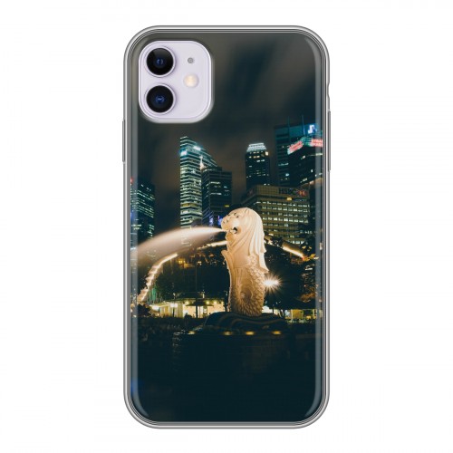 Дизайнерский силиконовый чехол для Iphone 11 Сингапур