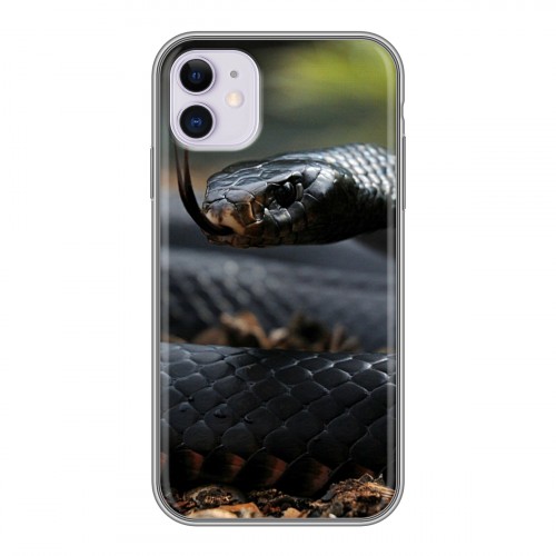 Дизайнерский силиконовый чехол для Iphone 11 Змеи