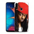 Дизайнерский пластиковый чехол для Samsung Galaxy A20s Lil Wayne