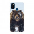 Дизайнерский силиконовый чехол для Samsung Galaxy M30s Медведь