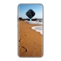 Дизайнерский силиконовый чехол для Vivo V17 пляж