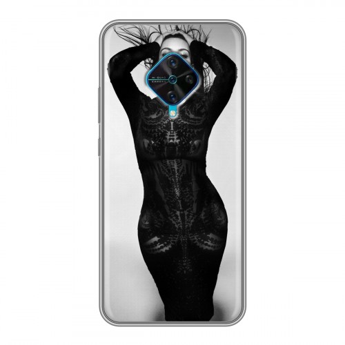 Дизайнерский силиконовый чехол для Vivo V17 Ким Кардашьян