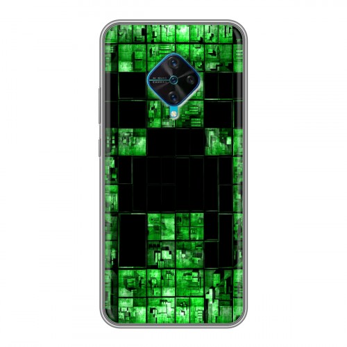 Дизайнерский силиконовый чехол для Vivo V17 Minecraft
