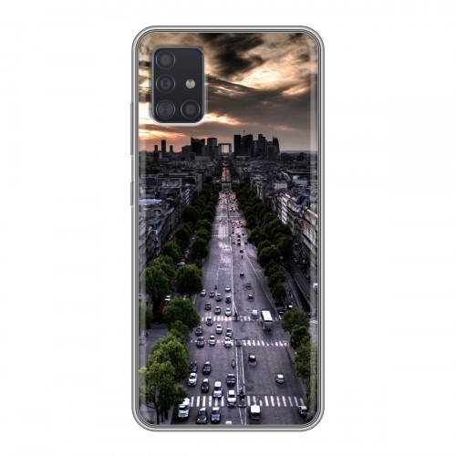 Дизайнерский силиконовый чехол для Samsung Galaxy A51 Париж