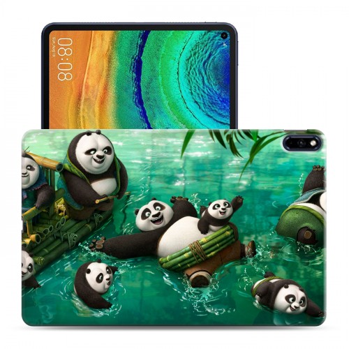 Дизайнерский силиконовый чехол для Huawei MatePad Pro Кунг-фу панда