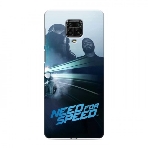 Дизайнерский силиконовый чехол для Xiaomi Redmi Note 9 Pro Need For Speed