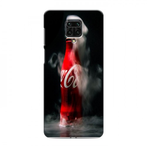 Дизайнерский силиконовый чехол для Xiaomi Redmi Note 9 Pro Coca-cola
