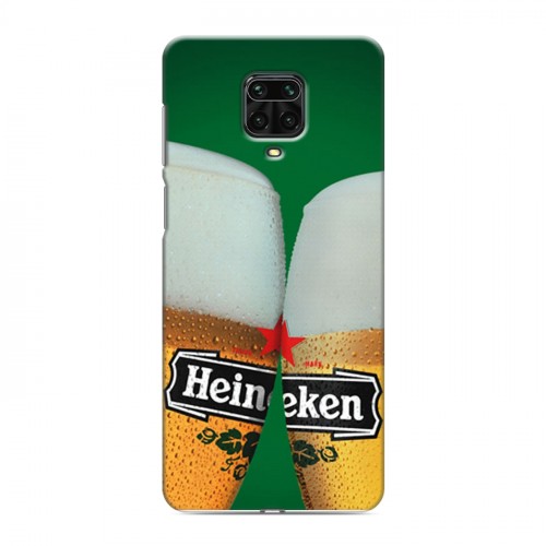 Дизайнерский силиконовый чехол для Xiaomi Redmi Note 9 Pro Heineken