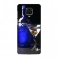 Дизайнерский силиконовый чехол для Xiaomi Redmi Note 9 Pro Skyy Vodka