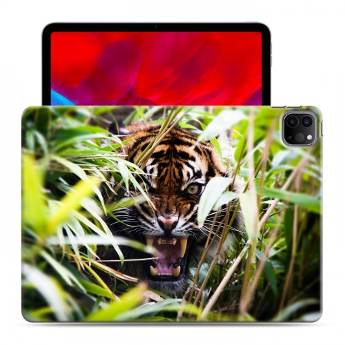 Дизайнерский силиконовый чехол для Ipad Pro 11 (2020) Тигры