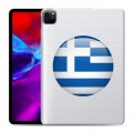 Полупрозрачный дизайнерский силиконовый чехол для Ipad Pro 11 (2020) флаг греции