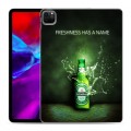 Дизайнерский силиконовый с усиленными углами чехол для Ipad Pro 11 (2020) Heineken