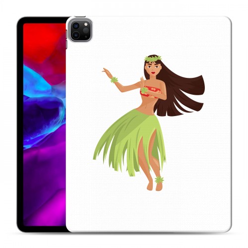 Полупрозрачный дизайнерский пластиковый чехол для Ipad Pro 12.9 (2020) Прозрачные танцоры 