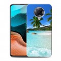 Дизайнерский силиконовый чехол для Xiaomi RedMi K30 Pro Пляж