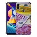 Дизайнерский пластиковый чехол для Samsung Galaxy M11 Текстуры денег