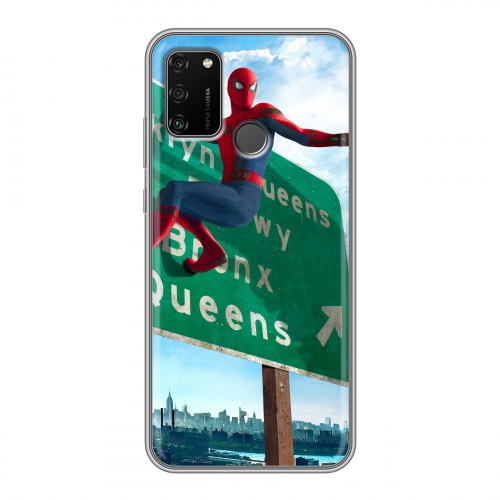 Дизайнерский силиконовый чехол для Huawei Honor 9A Человек - паук