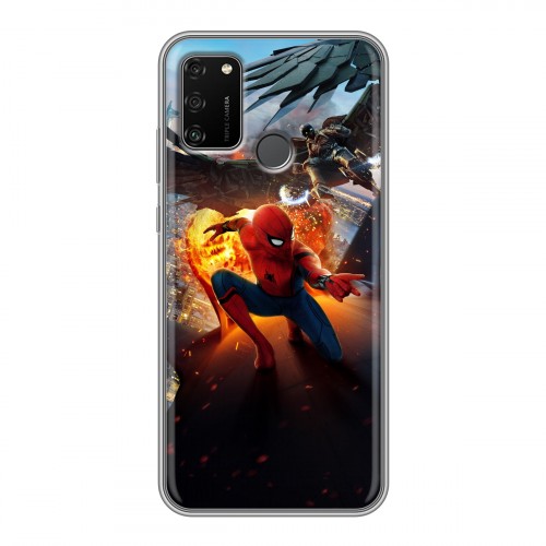 Дизайнерский силиконовый чехол для Huawei Honor 9A Человек - паук