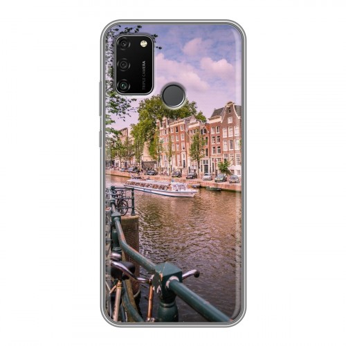 Дизайнерский силиконовый чехол для Huawei Honor 9A амстердам