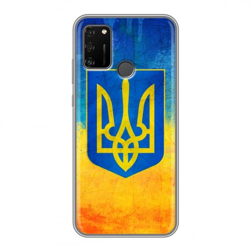 Дизайнерский силиконовый чехол для Huawei Honor 9A Флаг Украины