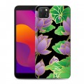Дизайнерский силиконовый с усиленными углами чехол для Huawei Honor 9S Люксовые цветы