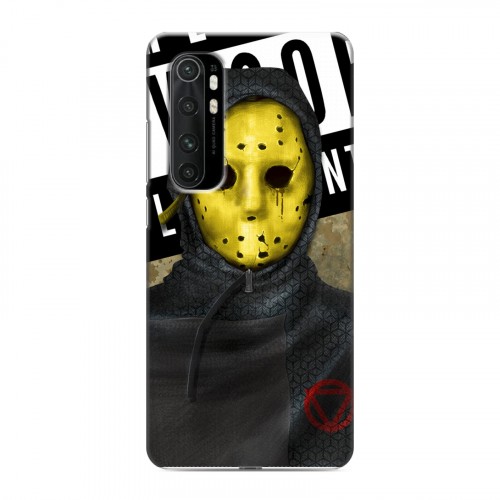 Дизайнерский силиконовый чехол для Xiaomi Mi Note 10 Lite Бандитские маски