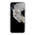 Дизайнерский силиконовый чехол для Samsung Galaxy M01 Космонавт
