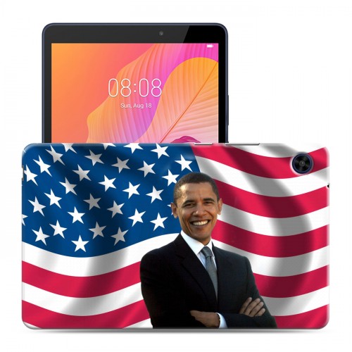 Дизайнерский силиконовый чехол для Huawei MatePad T8 Барак Обама