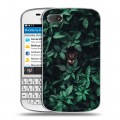 Дизайнерский пластиковый чехол для BlackBerry Q10 Нуарные листья