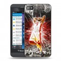 Дизайнерский пластиковый чехол для BlackBerry Z10 НБА