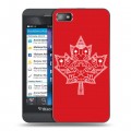 Дизайнерский пластиковый чехол для BlackBerry Z10 Флаг Канады