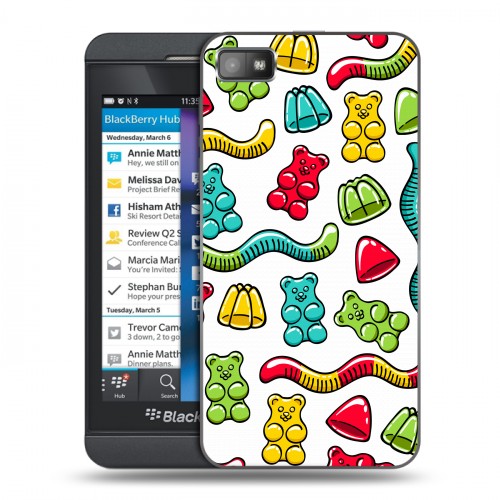 Дизайнерский пластиковый чехол для BlackBerry Z10 Сладости