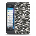 Дизайнерский пластиковый чехол для BlackBerry Z10 Разноцветные таблетки
