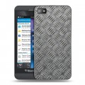 Дизайнерский пластиковый чехол для BlackBerry Z10 Металл
