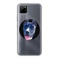Полупрозрачный дизайнерский силиконовый чехол для Realme C11 Прозрачные собаки