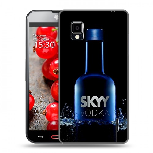 Дизайнерский пластиковый чехол для LG Optimus G Skyy Vodka