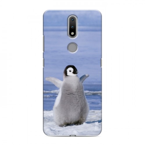 Дизайнерский силиконовый чехол для Nokia 2.4 Пингвины