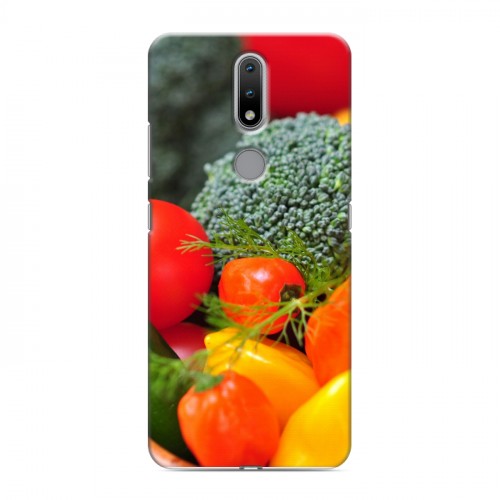 Дизайнерский силиконовый чехол для Nokia 2.4 Овощи