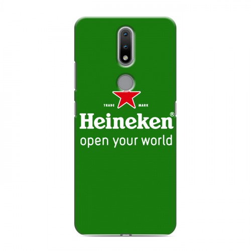 Дизайнерский силиконовый чехол для Nokia 2.4 Heineken