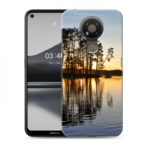 Дизайнерский силиконовый чехол для Nokia 3.4 озеро
