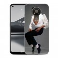 Дизайнерский силиконовый чехол для Nokia 3.4 Майкл Джексон