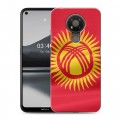 Дизайнерский силиконовый чехол для Nokia 3.4 флаг Киргизии