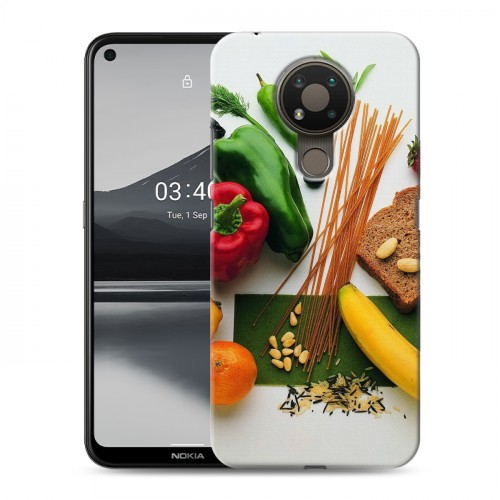 Дизайнерский пластиковый чехол для Nokia 3.4 Овощи