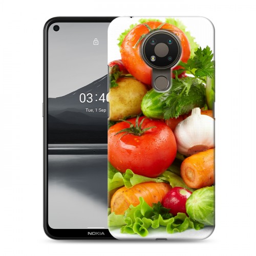 Дизайнерский силиконовый чехол для Nokia 3.4 Овощи