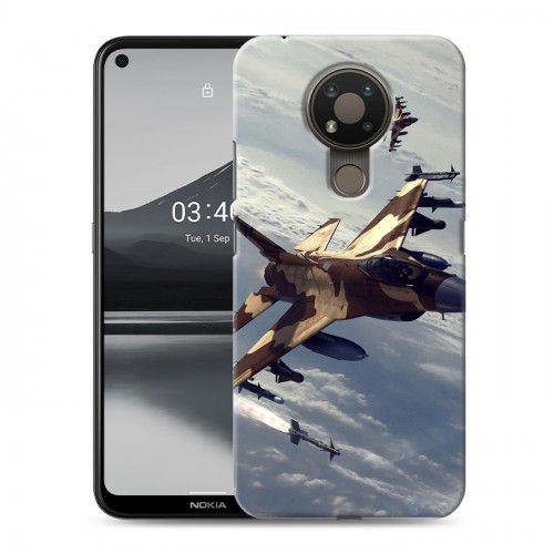 Дизайнерский силиконовый чехол для Nokia 3.4 Самолеты