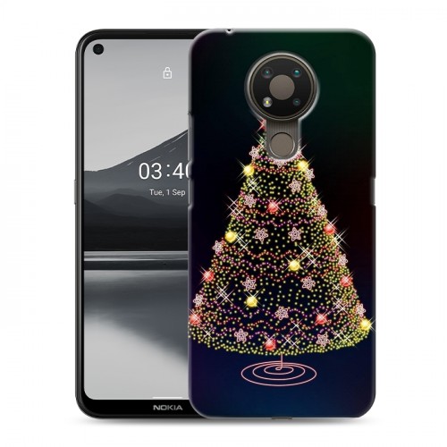 Дизайнерский силиконовый чехол для Nokia 3.4 Новогодняя елка