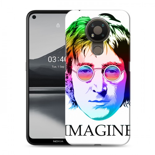 Дизайнерский силиконовый чехол для Nokia 3.4 Джон Леннон